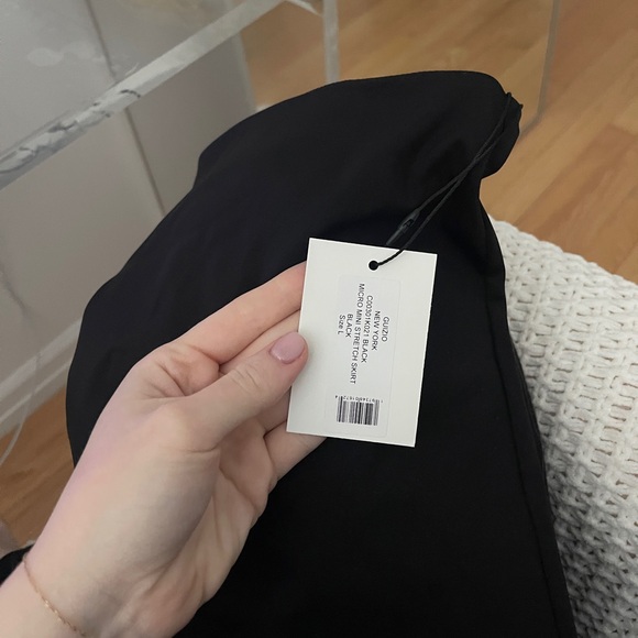 Danielle Guizio MICRO MINI STRETCH SKIRT - Picture 2 of 3